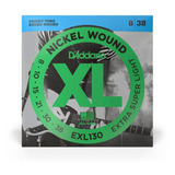 Encord Guitarra .008 D'addario Xl Nickel Wound Exl130
