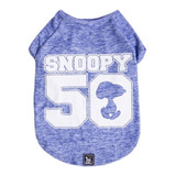 Roupa Para Cachorro Camiseta Inverno Snoopy 50 Shadow Azul G