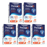 Kit 5x Prevcal D - Calcio 600g + Vitamina D3 400ui = Oscal D