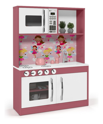 Mini Cozinha Infantil Diana Em Mdf Para Meninas