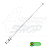 Antena Corta Pipa Moto Retrati Retrovisor Aço Inox Zincda M8