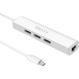 Adaptador Microusb Smays Smays-micro-ethernet-firetv ,blanco