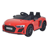 Mini Carro Elétrico Audi R8 Spyder 12v Importway Bw-123 Vermelho