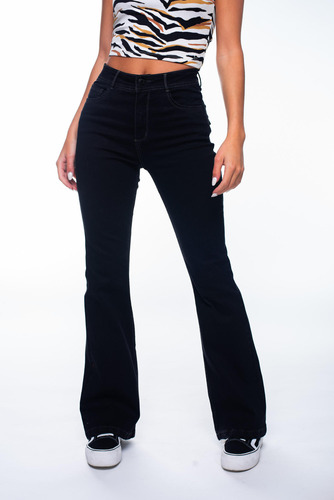 Jeans Mujer Bota Ancha Efesis Jeans Feel Flare Hilo Contrato