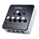 Samson Qh4 Amplificador De Auriculares De 4 Canales Palermo