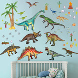 Adhesivos De Pared De Dinosaurio Para Habitacion De Niños 