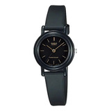 Reloj Casio Lq-139amv-1e Mujer Color De La Malla Negro Color Del Bisel Negro Color Del Fondo Negro