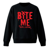 Sudadera Unisex  Avril Lavigne Bite Me