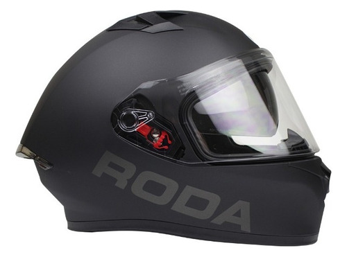 Casco Roda Course Negro Mate Cerrado Svs L