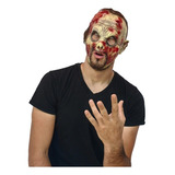 Máscara Zombie Infectado Realista Sin Mentón Halloween