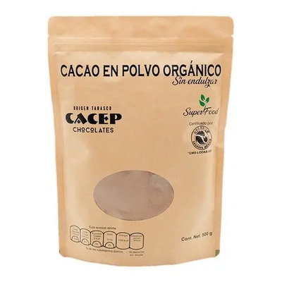 Cacao Orgánico En Polvo 500 G | MercadoLibre