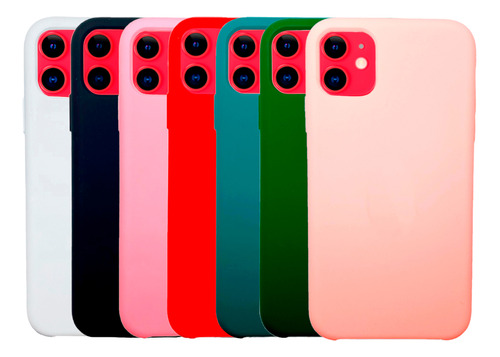 Capa Case Aveludada Proteção Capinha Compatível iPhone 11 