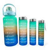 Botella De Agua Termos Motivacionales X4 Unidades
