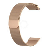 Pulseira Para Galaxy Active 1 E 2 40mm Ou 44mm Aço Milanese Cor Rose-gold