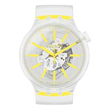 Reloj Para Hombre Swatch Swiss Quartz/amarillo Neón