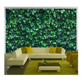 Papel De Parede Mural Verde Plantas Folhas Muro 8,5m² Xna254