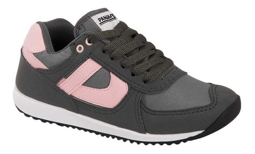 Tenis Panam De Dama Rosa Con Gris Originales S Retro