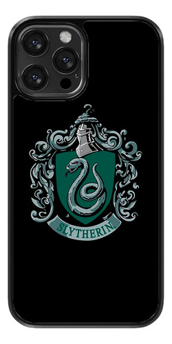 Funda Para Celular Harry Potter Slytherin Casa Escuela Negro