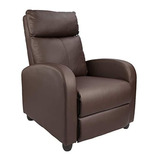 Homall Silla Reclinable Asiento Acolchado Cuero Sintetico P