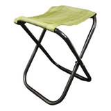 Silla Táctica Militar Plegable Base Hierro Camping Verde