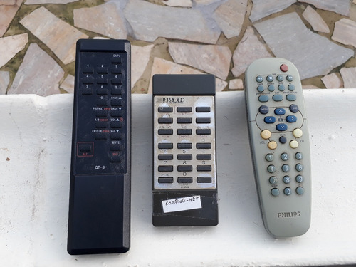 Lote Controles Remoto Tv E Receptor Antigo