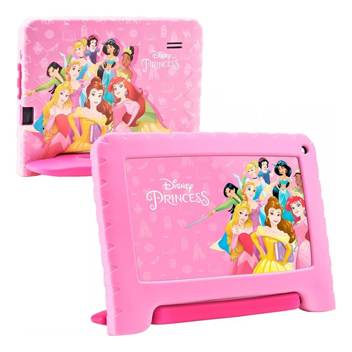 Tablet Infantil Multi Princesas 7  64gb Ideal Para Crianças