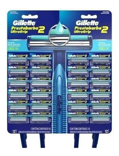 Aparelho Prestobarba Barbear Cartela C/24 Unidades Gillette!