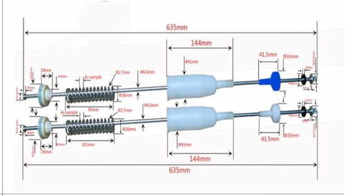 Amortiguadores Para Lavadora Samsung Y LG... 63 Cm De Largo.