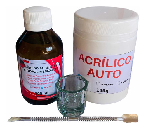 Resina Acrilica Consertos Carcaca De Notebook 100 G + 100ml 