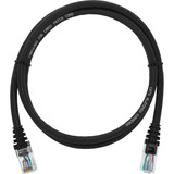 Caixa 10 Unidades Cordão 90cm Patch Cord Cat6 Giga Cor Preta