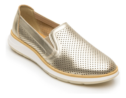 Slip On Flexi Mujer Piel Extra Suave 119302 Oro