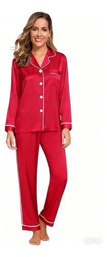 Pijamas Hielo Seda Elegante Suave Para Dama Conjunto De 2pcs | MercadoLibre
