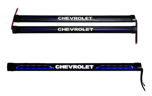 Par Luces Led Interiores Auto Chevrolet Azul