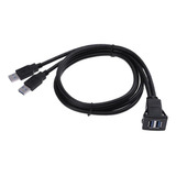 Empotrado Cable Adaptador Usb 3.0 Macho A Hembra Doble H