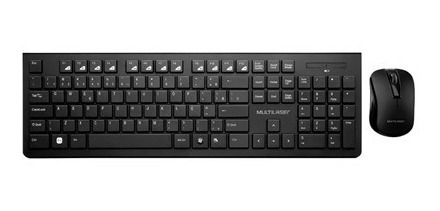 Teclado E Mouse Sem Fio Usb Abnt2 1200dpi Multilaser Tc251