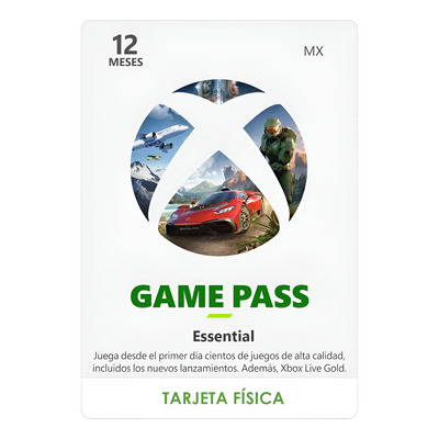 Xbox Game Pass Core \u002F Essential 12 Meses Tarjeta Fisica | Envío gratis