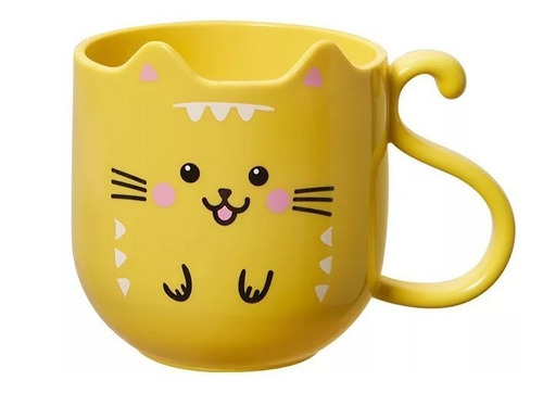 Vaso Gato Kawaii Para Niños