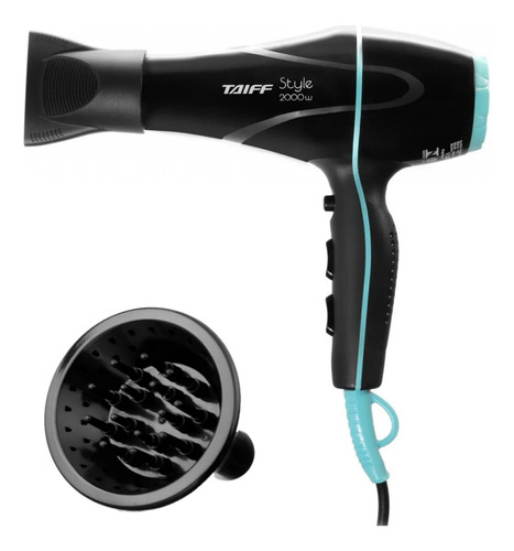 Secador De Cabelo Taiff 2000w Profissional Motor Ac Difusor