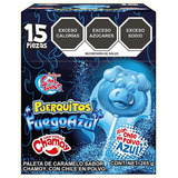 Paletas Neon Brillantes De Puerquitos Fuego Azul Dulce 15pzs