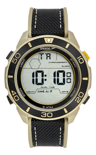 Relógio Speedo Masculino Digital Preto/bege 15098g0evnv4