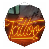 Cartel Tattoo En Neón Led Logos / Leyendas / Personalizados
