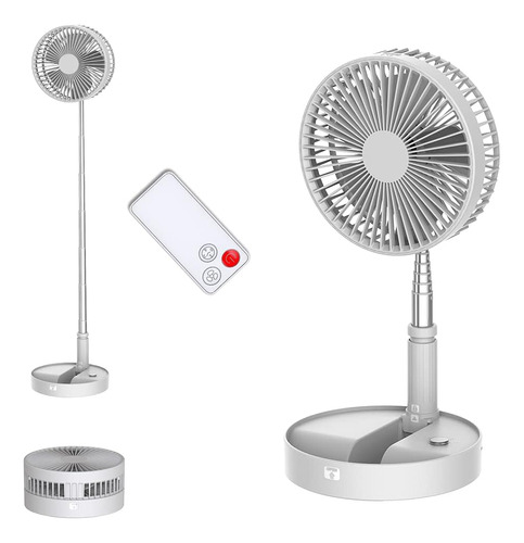 Ventilador De Escritorio Altura Ajustable Calidad Blanco