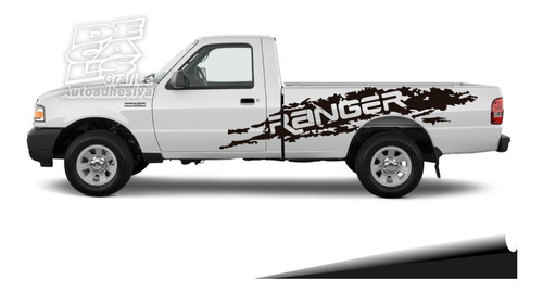 Calco Ford Ranger 2001/12 Cabina Simple Paint Juego Completo