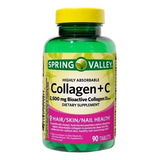 Colageno + Vit C Spring Valley - Unidad a $1099