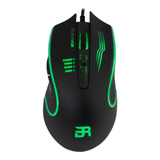 Mouse Gamer Survivor Gm320 3200 Dpi Led Usb 4 Lvls 6 Botones