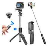 Selfie Stick Trípode 1m Bluetooth Remoto Para Teléfono Y Cám