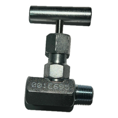 Válvula De Aguja Recta 1/4 Rosc. Acero Hembra-macho Pypesa