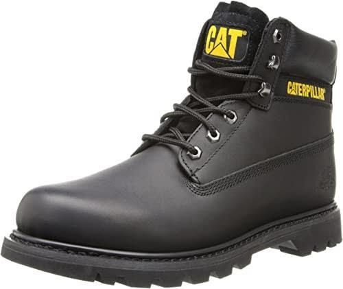 Original Botas Caterpillar Colorado Sin Casquillo Piel Negro