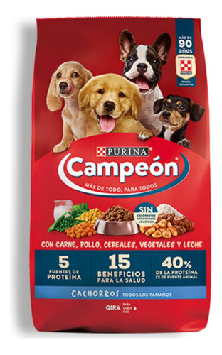 Purina Campeón Cachorro Bulto Con 20 Kg 