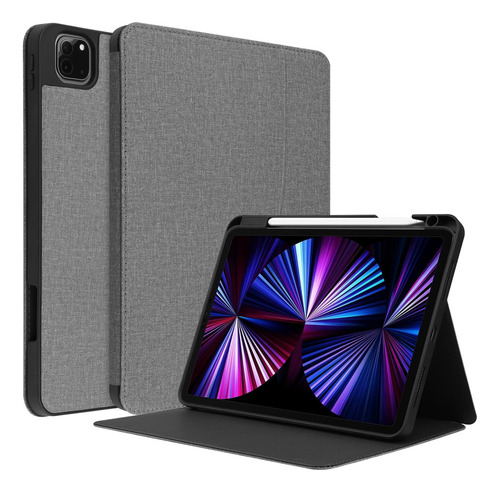 Funda De Tela For iPad Pro 11 Pulgadas 2021/2020/2018 (gris